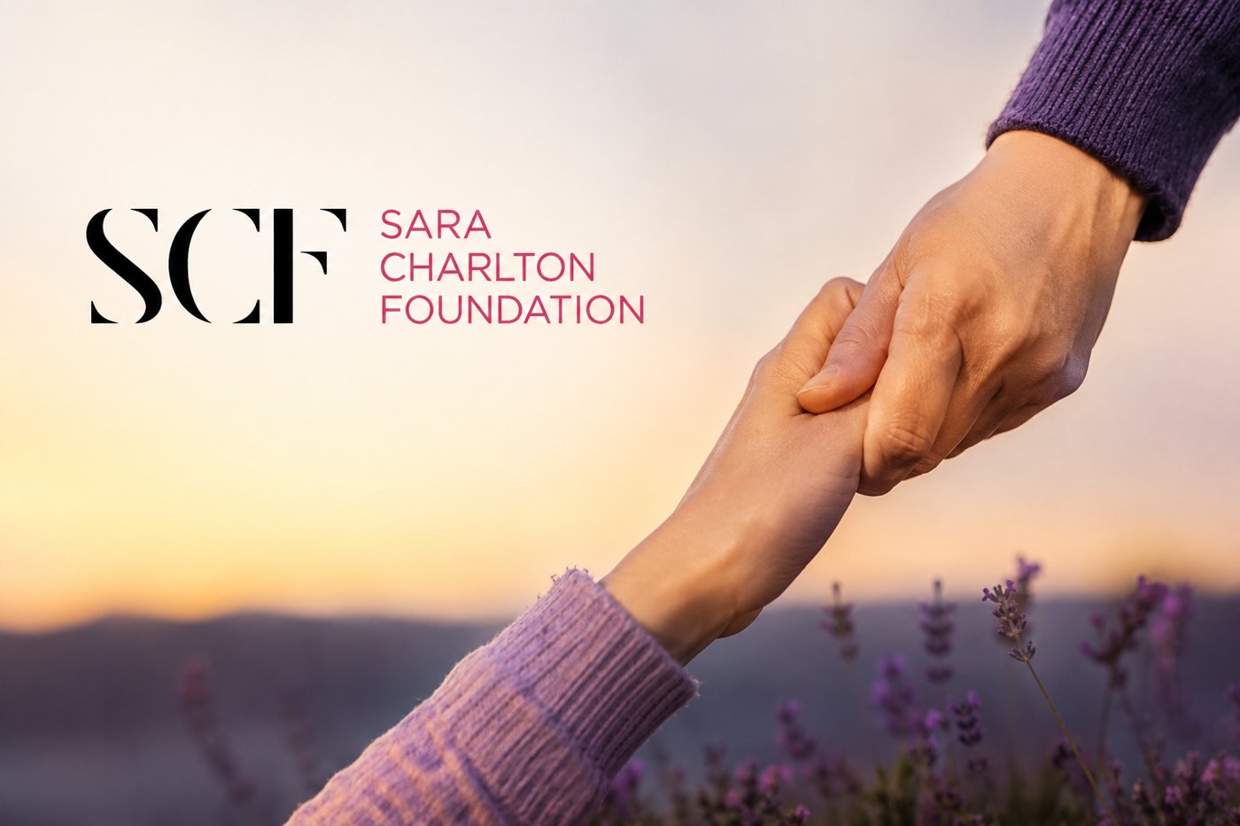 Sara Charlton Foundation — one hand reaching to help another